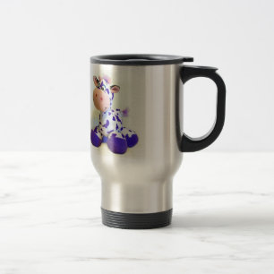 Taza De Viaje Vaca púrpura