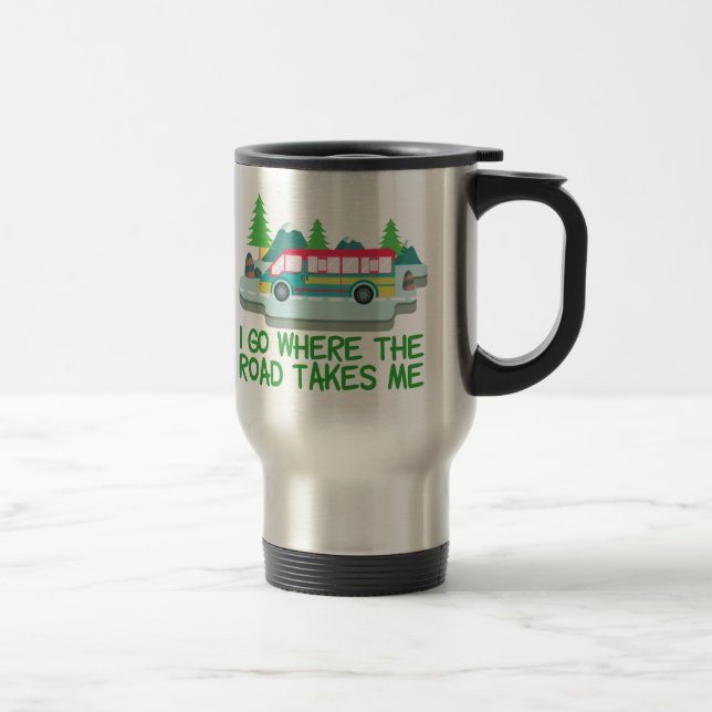 Taza De Viaje Vacaciones de viaje por carretera RV para viajeros (Derecha)