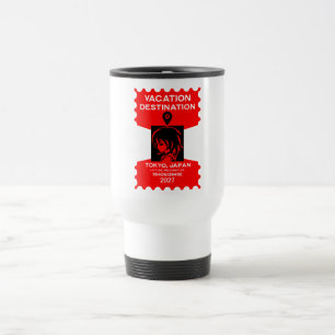 Taza De Viaje Vacaciones en Japón de destino