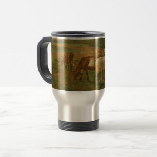 Taza De Viaje Vacas - Edward Mitchell Banister - c1890