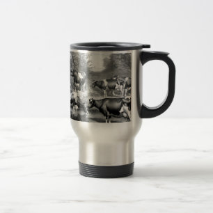 Taza De Viaje Vacas francas de Holstein