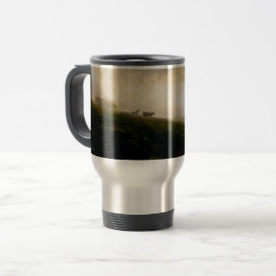 Taza De Viaje Vacas que descienden de la colina - Edward Baniste