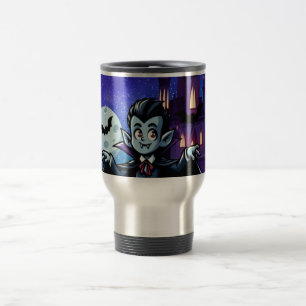 Taza De Viaje Vampión de Halloween, caprichoso