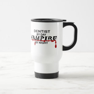 Taza De Viaje Vampiro del dentista por noche