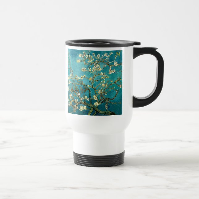 Taza De Viaje Van Gogh Almond Florece Impresionismo Clásico (Derecha)