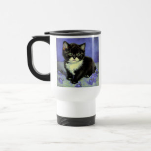 Taza De Viaje Van Gogh Tuxedo Kitten