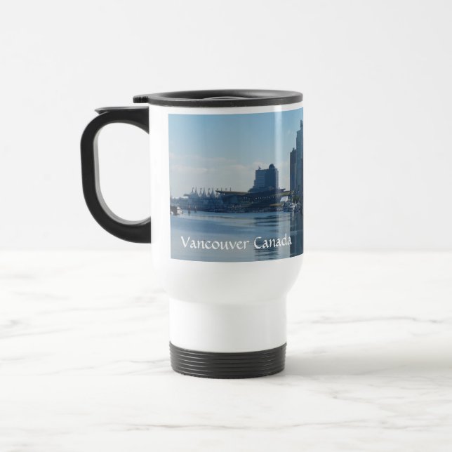 Taza De Viaje Vancouver Cup Canada Travel Mugs Vancouver Glass (Izquierda)