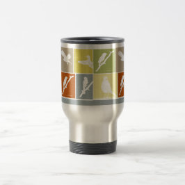 Taza De Viaje Variedad del pájaro