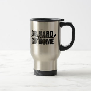 Taza De Viaje Vaya difícilmente o vaya a casa (el hockey)