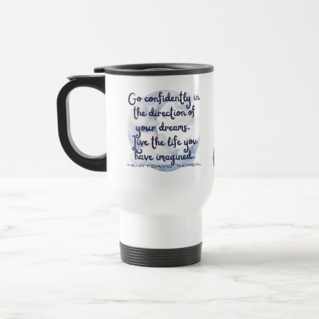Taza de viaje Ve con confianza (Izquierda)