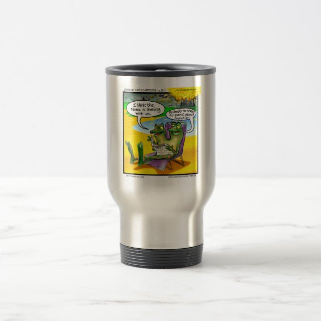 Taza De Viaje Vecinos nucleares (Ranas gemelas) Graciosos Regalo (Centro)