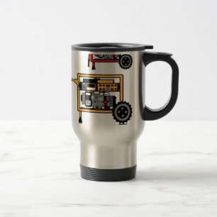 Taza De Viaje Vector portátil del generador