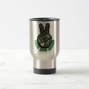 Taza De Viaje Veggies del amor de la paz