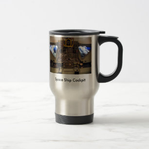 Taza De Viaje Vehículo espacial, carlinga del vehículo espacia