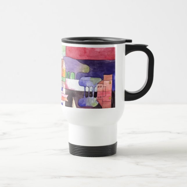 Taza De Viaje VELA EN EL NAVEGADOR Pintando acuarela (Derecha)