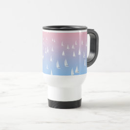 Taza De Viaje veleros de Carreras en mar abierto