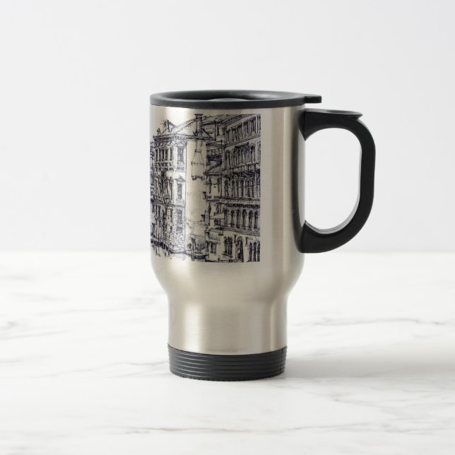 Taza De Viaje Venecia, Italia, en tinta (Derecha)
