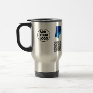 Taza De Viaje Venmo paypal escanear para pagar añadir código q r