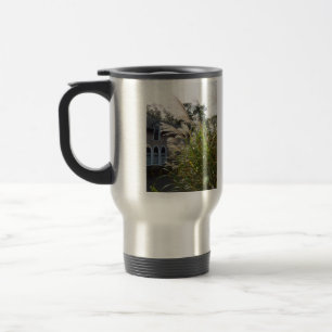 Taza De Viaje Ventanas con arcos de gramíneas altas - Viñedo de