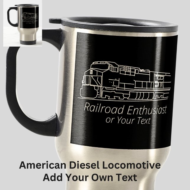 Taza De Viaje Ventilador de la locomotora del tren diesel Entusi (Subido por el creador)