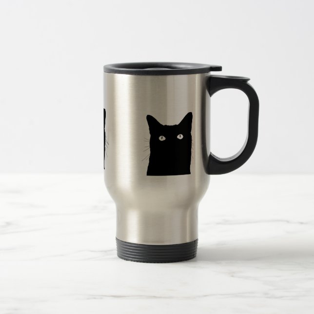 Taza De Viaje Veo el gato hacer clic para seleccionar su (Derecha)