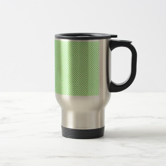 Taza De Viaje verde rombo (Derecha)