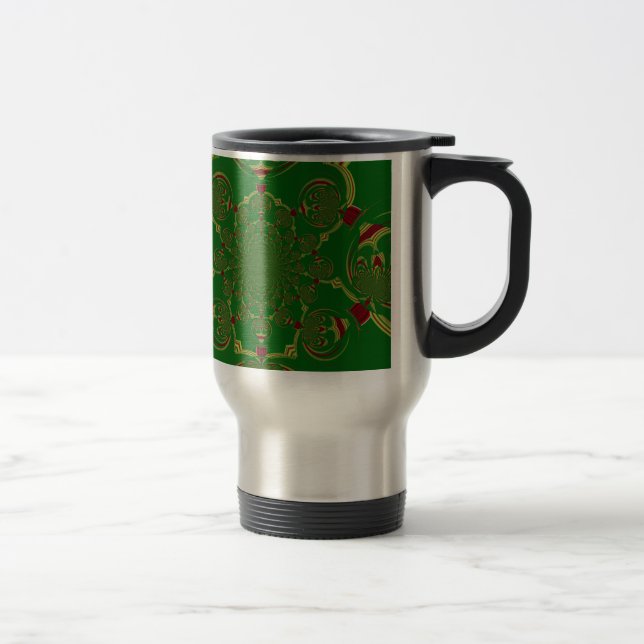 Taza De Viaje Verde vintage (Derecha)