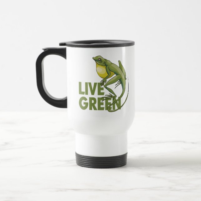 Taza De Viaje Verde vivo (Izquierda)