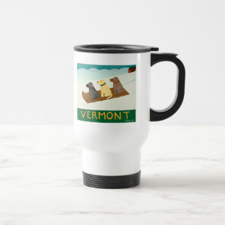 Taza De Viaje Vermont Sled dogs-Travel Mug-Stephen Huneck