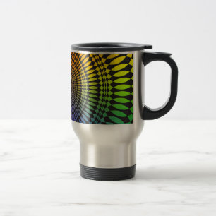 Taza De Viaje Vértigo: Diseño abstracto: Taza del viaje
