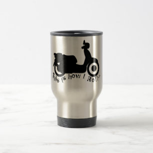 Taza De Viaje ¡Vespa o E-Bici - éste es cómo ruedo!