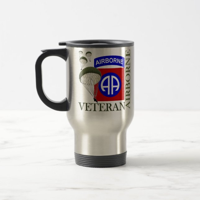 Taza De Viaje Veterano 82.o aerotransportado (Izquierda)