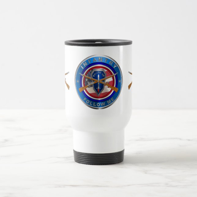 Taza De Viaje Veterano de Infantería  (Centro)