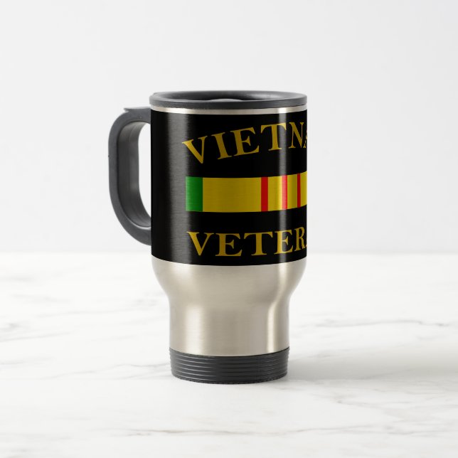 Taza De Viaje Veterano de Vietnam (Anverso izquierdo)