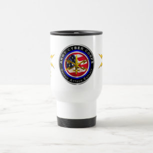 Taza De Viaje Veterano del Cuerpo Cibernético del Ejército