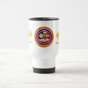 Taza De Viaje Veterano Orgulloso del Cuerpo de Señales del Ejérc