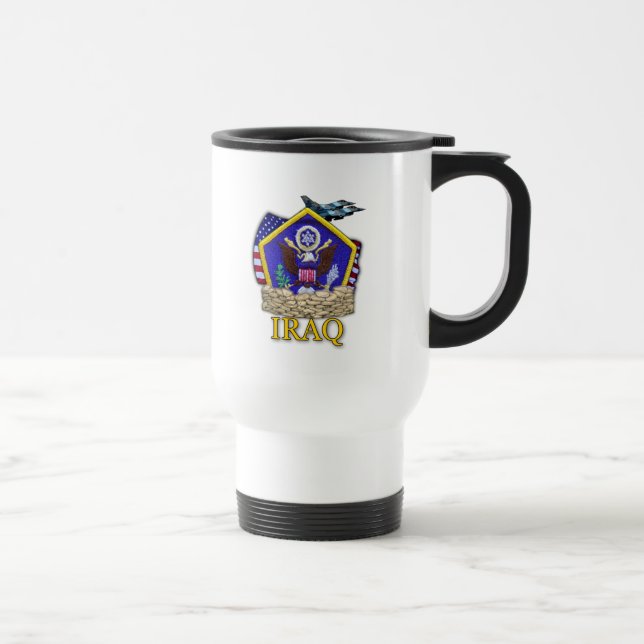 Taza De Viaje veteranos de comando de cuartel general del ejérci (Derecha)