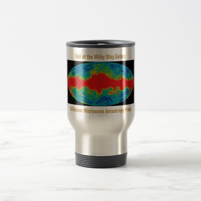 Taza De Viaje Vía Láctea Velo De Galaxia Sobre Universo WMAP (Centro)