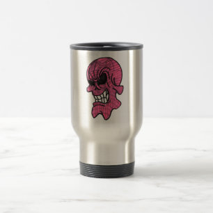 Taza De Viaje Viaje con cráneo rosado/Mug