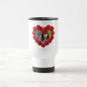 Taza De Viaje Viaje de encargo de la foto de los rosas
