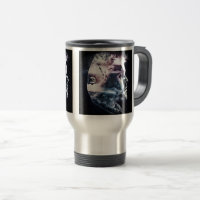 Viaje de hombre de doble exposición/Mug de viajero