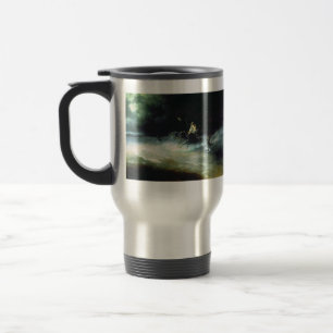 Taza De Viaje Viaje de Ivan Aivazovsky- de Poseidon por el mar