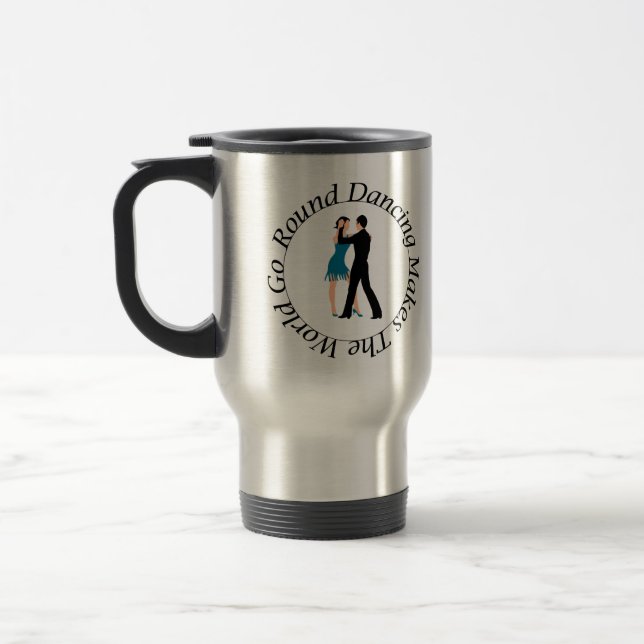 Taza De Viaje Viaje de la danza redonda/taza del viajero (Izquierda)