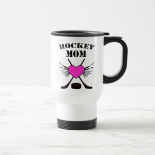 Taza De Viaje Viaje de la mamá del hockey