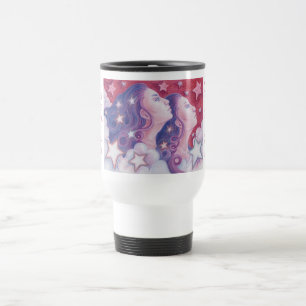 Taza De Viaje Viaje de los géminis del zodiaco/taza del viajero