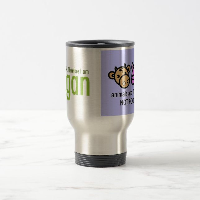 Taza De Viaje Viaje del vegano/taza del viajero (Centro)