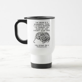 Taza De Viaje Viaje divertido de trabajo MU del paracaidismo del