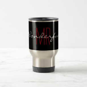 TAZA DE VIAJE VIAJE ELEGANTE MUG_ " SR. WONDERFUL "