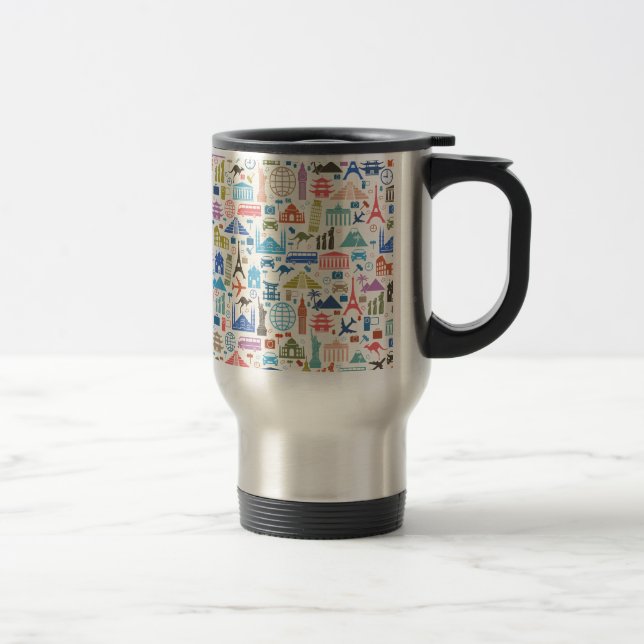 Taza De Viaje viaje en el mundo (Derecha)
