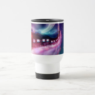 Taza De Viaje Viaje en Tren a la Luna